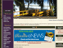 Tablet Screenshot of parkstonehoa.com